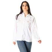 Ermanno Scervino Blouses Shirts White, Dam