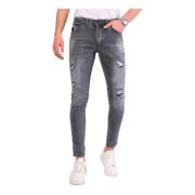 Local Fanatic Trendiga Jeans Herr Slim Fit - 1064 Gray, Herr