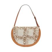 JW Anderson Bumper-Moon Monogram Axelväska Brown, Dam