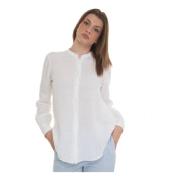 Fay Linen shirt White, Dam