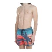 Sun68 Beachwear Multicolor, Herr