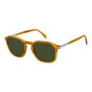 Eyewear by David Beckham Randig Gul/Grön Solglasögon Yellow, Herr