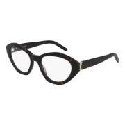 Saint Laurent Modern kvinnas SL M60 Sparse glasögon Black, Dam