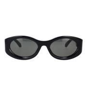 Ambush Modernt Ovala Solglasögon Gogolen 11007 Black, Unisex