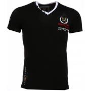 Gentile Bellini Broderi Riviera Club - Herr T-shirt - 54092Z Black, He...