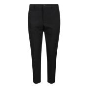 PT Torino Svarta Twill Biotex Stretch Byxor Black, Herr