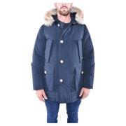 Woolrich Avtagbar Päls Parka Blue, Herr