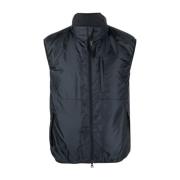 Aspesi Stilig Zip-Up Gilet Vest Blue, Herr