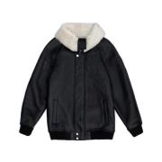 Just Things we Like Kawa Merino Lammskinn Shearling Jacka Black, Dam