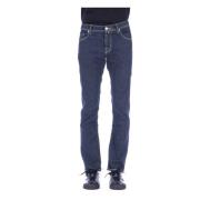 Jacob Cohën Slim-fit Jeans med Unik Stängning Blue, Herr