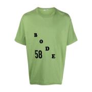 Bode T-Shirts Green, Herr