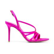 Le Silla Hot Pink Strappy Stiletto Sandaler Pink, Dam