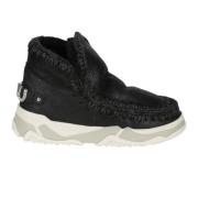 Mou Rhinestone Eskimo Trainer Vinterstövlar Black, Dam