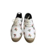 Saint Laurent Vintage Pre-owned Platta skor White, Dam