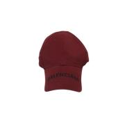 Balenciaga Vintage Pre-owned Bomull hattar-och-kepsar Red, Unisex