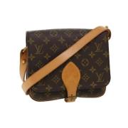 Louis Vuitton Vintage Pre-owned Canvas louis-vuitton-vskor Brown, Dam