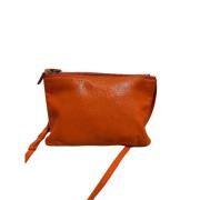 Celine Vintage Pre-owned Läder handvskor Orange, Dam