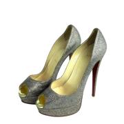 Christian Louboutin Pre-owned Pre-owned Sandaler Gray, Dam