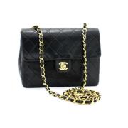 Chanel Vintage Pre-owned Läder chanel-vskor Black, Dam