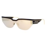 Dior Grafiska sportiga solglasögon med spegelglas i brunt Brown, Dam
