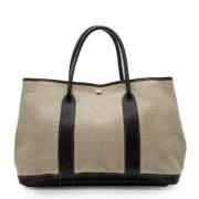 Hermès Vintage Pre-owned Canvas totevskor Gray, Dam