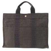 Hermès Vintage Pre-owned Canvas totevskor Gray, Dam