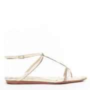 Jimmy Choo Pre-owned Pre-owned Läder lgskor Beige, Dam