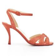 Christian Louboutin Pre-owned Pre-owned Mocka klackskor Red, Dam