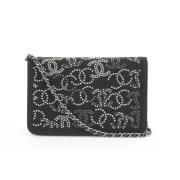 Chanel Vintage Canvas Plånböcker, Begagnade, Tillverkade i Italien Bla...