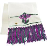 Chanel Vintage Begagnad Flerfärgad Kashmir Sjal Multicolor, Unisex