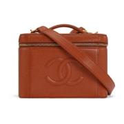 Chanel Vintage Pre-owned Läder chanel-vskor Orange, Dam