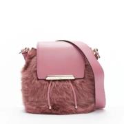 Christian Louboutin Pre-owned Pre-owned Päls axelremsvskor Pink, Dam