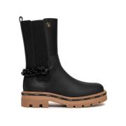 Liu Jo Stiliga Chelsea Boots för kvinnor Black, Dam