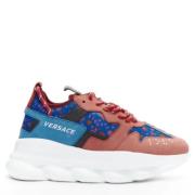 Versace Pre-owned Pre-owned Tyg sneakers Red, Dam