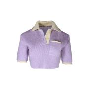 Jacquemus Pre-owned Pre-owned Plast toppar Purple, Dam