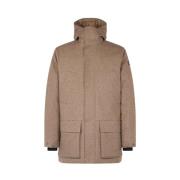 MC2 Saint Barth Huvad prickig parka Beige, Herr