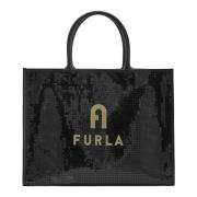 Furla Tygkasse Black, Dam