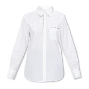 Marni Skjorta med logotyp White, Dam
