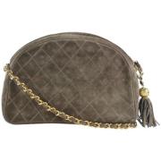 Chanel Vintage Andrahands Skulderväska Brown, Dam