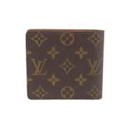 Louis Vuitton Vintage Förägda belagda canvasplånböcker, Spanien Brown,...