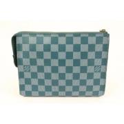 Louis Vuitton Vintage Begagnad koppling Blue, Dam