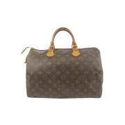 Louis Vuitton Vintage Förhandsägd Speedy 35 Monogram Handväska Brown, ...