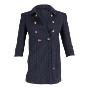 Burberry Vintage Pre-owned Bomull jacket Blue, Dam
