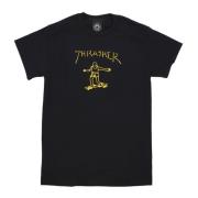 Thrasher T-Shirts Black, Herr