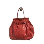 Miu Miu Pre-owned Pre-owned Läder handvskor Red, Dam