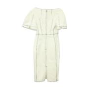 Alexander McQueen Pre-owned Pre-owned Cotton dresses White, Dam
