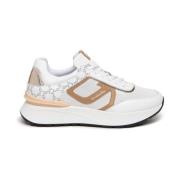 Nerogiardini Vita Lädermode Sneakers White, Dam