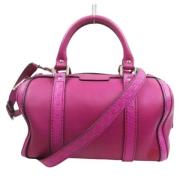 Gucci Vintage Förhandsägd Handväska i Utmärkt Skick Pink, Dam