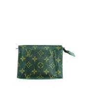 Louis Vuitton Vintage Pre-owned Tyg louis-vuitton-vskor Green, Dam