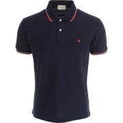 Brooksfield Polo Shirts Blue, Herr